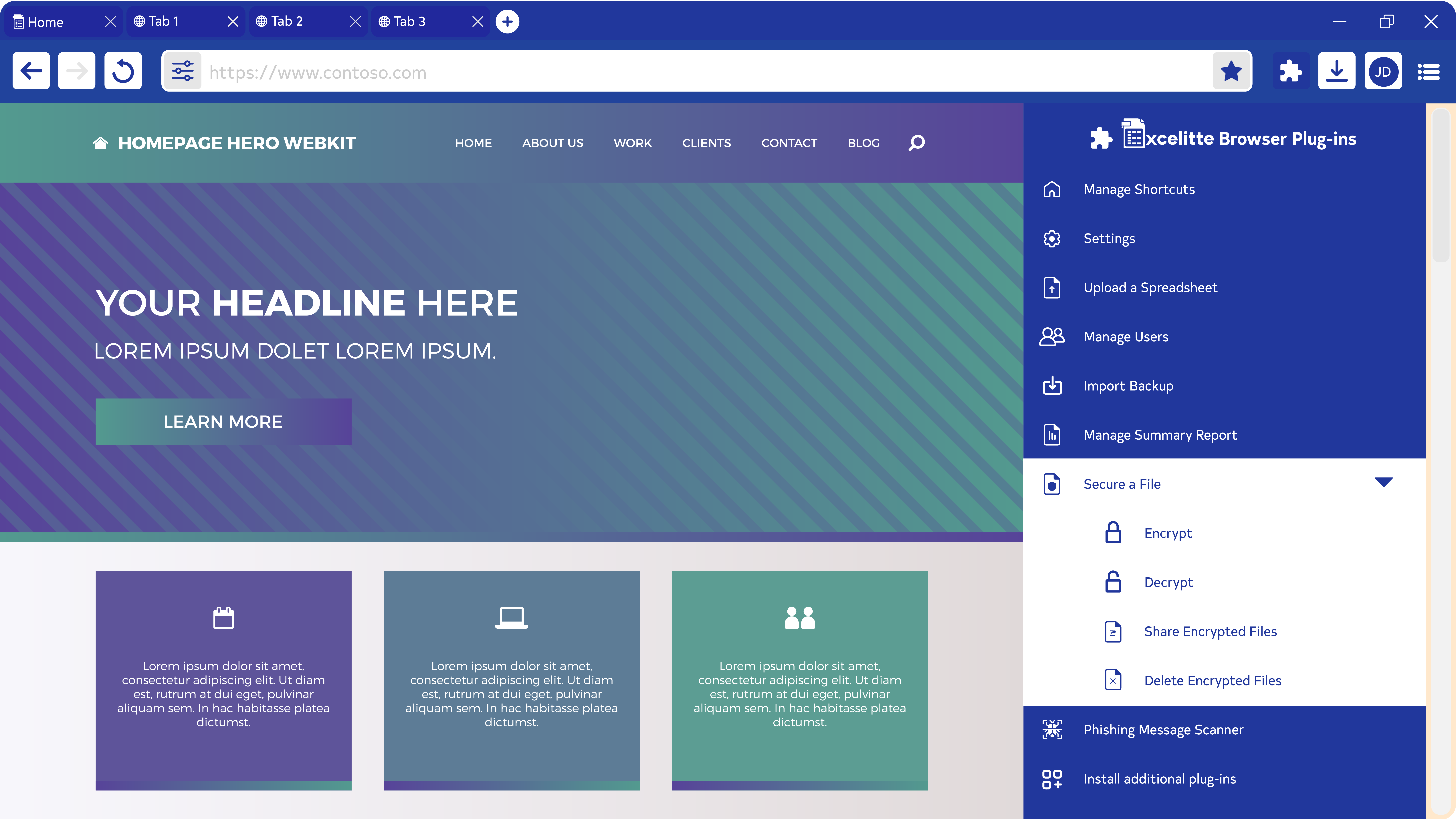 Excelitte Web Browser